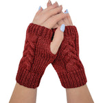 Lucy Gloves - Burgundy Womens
