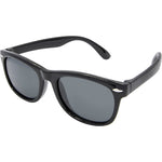 Zephyr Polarised Wayfarer Sunglasses (Kids) - Black Smoke
