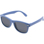Zephyr Polarised Wayfarer Sunglasses (Kids) - Blue Smoke