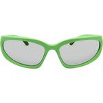 Logan Polarised Wrap Sunglasses (Men) - Matte Gunmetal Blue