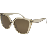 Zuri Women's Cat Eye Polarised Sunglasses - Brown Brown