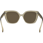 Zuri Women's Cat Eye Polarised Sunglasses - Brown Brown
