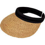 Carole Raffia Visor - Nougat Womens Fashion Hat
