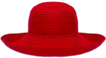 Women's Summer Hat - Wide Brim Red Victoria Beach Hat