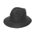 Raelyn Panama Hat - Black Womens