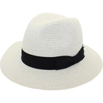 Tomeka Panama Hat - Cream Unisex Fashion Hat