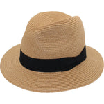 Tomeka Panama Hat - Mocha Unisex Fashion Hat