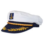 Captains Hat - White Unisex