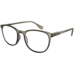 Logan Grey Square Blue Blocker Readers LB 4126
