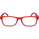 Casey Black Rectangular Blue Blocker Readers LB 4127