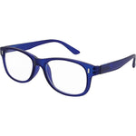 Reading Glasses for Men and Women - Matt Blue Rectangular Frame Fashion Readers 4110