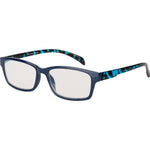 Reading Glasses for Men and Women - Terry Blue Tort Rectangular Frame Fashion Readers 4113