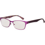 Reading Glasses for Women - Debra Purple Rectangular Readers 4120
