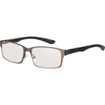 Reading Glasses for Men - Phil Grey Rectangular Readers 4121