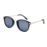 Alice Round Sunglasses (Women) - Matt Black