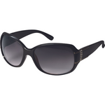 LF5052 Oversized Sunglasses (Women) - Black Smoke