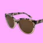 Elly Cat Eye Sunglasses (Women) - Pink Tort Brown