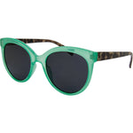 Elle Round Cat Eyes Sunglasses (Women) - Mint Smoke