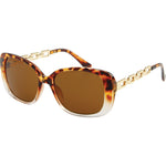 Rosella Rectangle Sunglasses (Women) - Tort Fade Brown