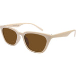 Ivy Square Cat Eyes Sunglasses (Women) - Cream Brown