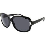 LF 5871 Round Sunglasses (Women) - Black Smoke