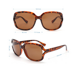 LF 5871 Round Sunglasses (Women) - Black Smoke