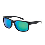 Active Leisure 6670 Sunglasses (Men) - Matt Black and Green