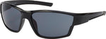 7026 Wrap Sunglasses (Unisex) - Black