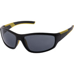Pete Wrap Sunglasses (Men) - Black Smoke