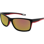 Ben Wrap Sunglasses (Men) - Black Red