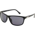 Phil Wrap Sunglasses (Men) - Black Smoke