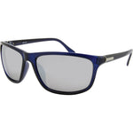 Phil Polycarbonate Wraps - Navy Silver UV400 Sunglasses
