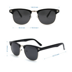 Blake Wayfarer Sunglasses (Unisex) - Demi G15
