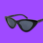 7066 Cat Eye Sunglasses (Women) - Black