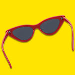 7066 Red Cat Eye Women's Sunglasses
