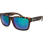 Grant Polarised Rectangle Sunglasses (Men) - Tort Green