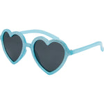 Tallulah Polarised Heart Sunglasses (Kids) - Blue Smoke
