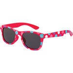 Jesse Polarised Wayfarer Sunglasses (Kids) - Pink Smoke