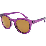 Willow Polarised Round Sunglasses (Kids) - Purple Gold