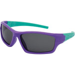 Bendy Georgie Polarised Wrap Sunglasses (Kids) - Purple Smoke