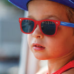 Bendy Frankie Polarised Sunglasses (Kids) - Red Smoke