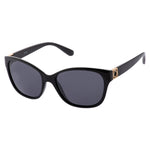 XL 5800 Polarised Cat Eye Sunglasses (Women) - Black Smoke
