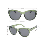 Sinead Polarised Rectangle Sunglasses (Women) - Cream Brown