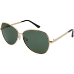 Tara Polarised Round Sunglasses (Women) - Gold G15