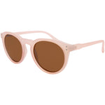 Debbie Polarised Round Sunglasses (Women) - Pink Brown