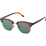 Molly Polycarbonate and Metal Clubmaster - Demi Soft Pink Polarised Sunglasses