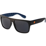 Normanville SLSA Polarised Square Sunglasses (Unisex) - Black Blue Smoke