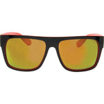 Normanville SLSA Polarised Square Sunglasses (Unisex) - Black Yellow Mirror