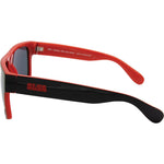 Normanville SLSA Polarised Square Sunglasses (Unisex) - Black Red Mirror