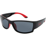 Coolangatta SLSA Polarised Wrap Sunglasses (Unisex) - Black Smoke